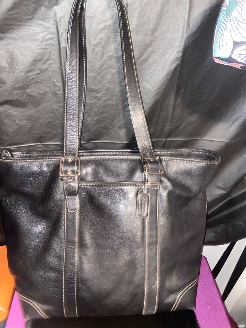 Large Leather Coach purse